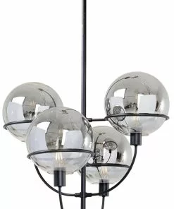 Kare Design Lantern Riippuvalaisin Musta Ø68cm -Huonekalu kauppa lampa wiszaca lantern 4rs 68x120 cm czarna klosze szklane 3