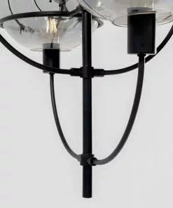 Kare Design Lantern Riippuvalaisin Musta Ø68cm -Huonekalu kauppa lampa wiszaca lantern 4rs 68x120 cm czarna klosze szklane 5
