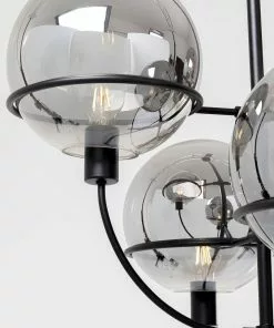 Kare Design Lantern Riippuvalaisin Musta Ø68cm -Huonekalu kauppa lampa wiszaca lantern 4rs 68x120 cm czarna klosze szklane 7