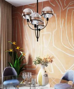 Kare Design Lantern Riippuvalaisin Musta Ø68cm -Huonekalu kauppa lampa wiszaca lantern 4rs 68x120 cm czarna klosze szklane 9 scaled