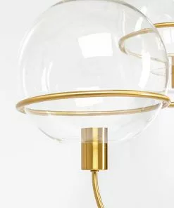 Kare Design Lantern Riippuvalaisin, Messinki Ø68cm -Huonekalu kauppa lampa wiszaca lantern 4rs 68x120 cm zlota klosze szklane 8