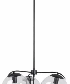 Kare Design Lasmina Riippuvalaisin Ø63cm -Huonekalu kauppa lampa wiszaca lasmina 63x72 cm czarna klosze szklane 3