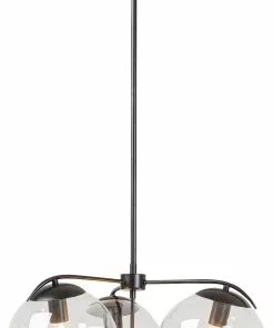 Kare Design Lasmina Riippuvalaisin Ø63cm -Huonekalu kauppa lampa wiszaca lasmina 63x72 cm czarna klosze szklane 4