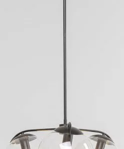 Kare Design Lasmina Riippuvalaisin Ø63cm -Huonekalu kauppa lampa wiszaca lasmina 63x72 cm czarna klosze szklane 8