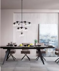 Kare Design Lasmina Bunch Riippuvalaisin Ø91cm -Huonekalu kauppa lampa wiszaca lasmina 91x110 cm czarna klosze szklane 11 scaled