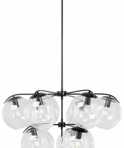 Kare Design Lasmina Bunch Riippuvalaisin Ø91cm -Huonekalu kauppa lampa wiszaca lasmina 91x110 cm czarna klosze szklane 2