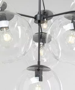 Kare Design Lasmina Bunch Riippuvalaisin Ø91cm -Huonekalu kauppa lampa wiszaca lasmina 91x110 cm czarna klosze szklane 4