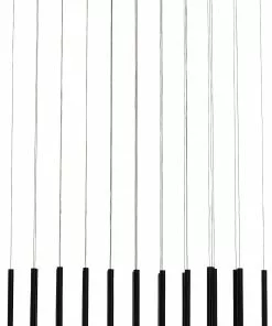 Kare Design Living Vegas Riippuvalaisin, Matta Musta, LED 120cm -Huonekalu kauppa lampa wiszaca led tuby stalowe 120x200 cm czarna 2