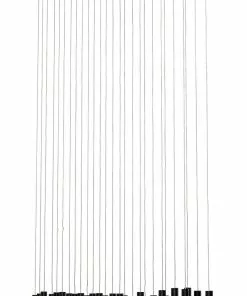 Kare Design Living Vegas Riippuvalaisin, Matta Musta, LED 120cm -Huonekalu kauppa lampa wiszaca led tuby stalowe 120x200 cm czarna 3