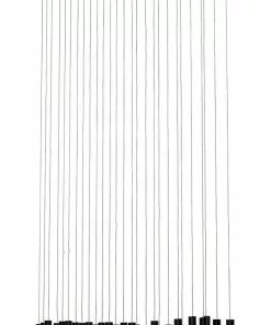 Kare Design Living Vegas Riippuvalaisin, Matta Musta, LED 120cm -Huonekalu kauppa lampa wiszaca led tuby stalowe 120x200 cm czarna 4