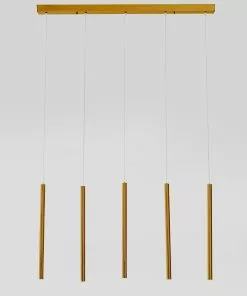 Kare Design Living Vegas Classc Riippuvalaisin, Messinki -Huonekalu kauppa lampa wiszaca led zlota tuby 5xg9 100 cm 3