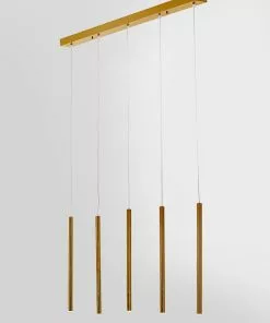 Kare Design Living Vegas Classc Riippuvalaisin, Messinki -Huonekalu kauppa lampa wiszaca led zlota tuby 5xg9 100 cm 5