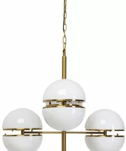 Kare Design Leisha Bunch Riippuvalaisin Ø76cm -Huonekalu kauppa lampa wiszaca leisha bunch 76x100 cm bialo zlota 3