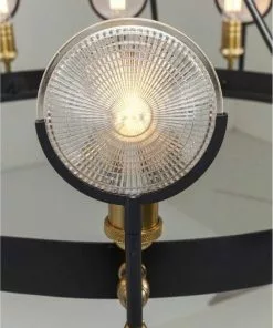 Kare Design Lighthouse Twelve Riippuvalaisin -Huonekalu kauppa lampa wiszaca lighthouse twelve 109x72 cm czarno zlota 6