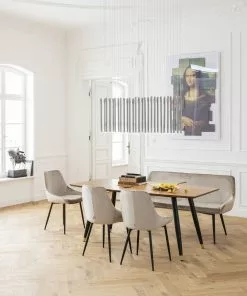 Kare Design Living Vegas Riippuvalaisin, Kromi LED -Huonekalu kauppa lampa wiszaca living vegas led 120x200 cm chromowa 5