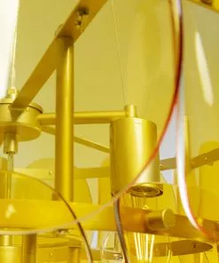 Kare Design Mariposa Three Circle Riippuvalaisin Messinki Ø60cm -Huonekalu kauppa lampa wiszaca mariposa 60x150 cm zlota 3