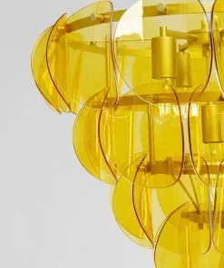 Kare Design Mariposa Three Circle Riippuvalaisin Messinki Ø60cm -Huonekalu kauppa lampa wiszaca mariposa 60x150 cm zlota 5