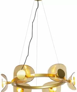 Kare Design Mariposa Riippuvalaiisn Messinki Ø81cm -Huonekalu kauppa lampa wiszaca mariposa o81x150 cm zlota 2