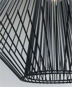 Kare Design Modo Wire Riippuvalaisin, Musta -Huonekalu kauppa lampa wiszaca modo wire 32x43 cm czarna 3