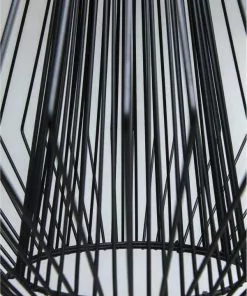 Kare Design Modo Wire Riippuvalaisin, Musta -Huonekalu kauppa lampa wiszaca modo wire 32x43 cm czarna 4