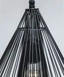 Kare Design Modo Wire Riippuvalaisin, Musta -Huonekalu kauppa lampa wiszaca modo wire 32x43 cm czarna 6