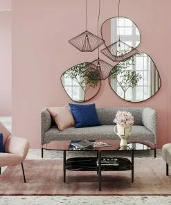 Kare Design Modo Wire Round Riippuvalaisin, Musta -Huonekalu kauppa lampa wiszaca modo wire 44x24 cm czarna 11