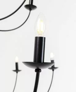 Kare Design Morticia Riippuvalaisin Ø152cm 12 Kare Design Morticia Riippuvalaisin Ø152cm -Huonekalu kauppa lampa wiszaca morticia 152x220 cm czarna 5