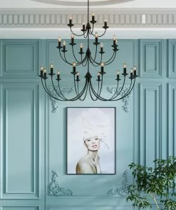 Kare Design Morticia Riippuvalaisin Ø152cm 13 Kare Design Morticia Riippuvalaisin Ø152cm -Huonekalu kauppa lampa wiszaca morticia 152x220 cm czarna 6