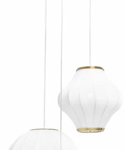Kare Design Nilay Riippuvalaisin Ø67cm -Huonekalu kauppa lampa wiszaca nilay 3s 67x200 cm bialo zlota 2