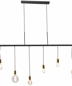 Kare Design Pole Black Six Riippuvalaisin 16 Kare Design Pole Black Six Riippuvalaisin -Huonekalu kauppa lampa wiszaca pole 135x140 cm czarna 1