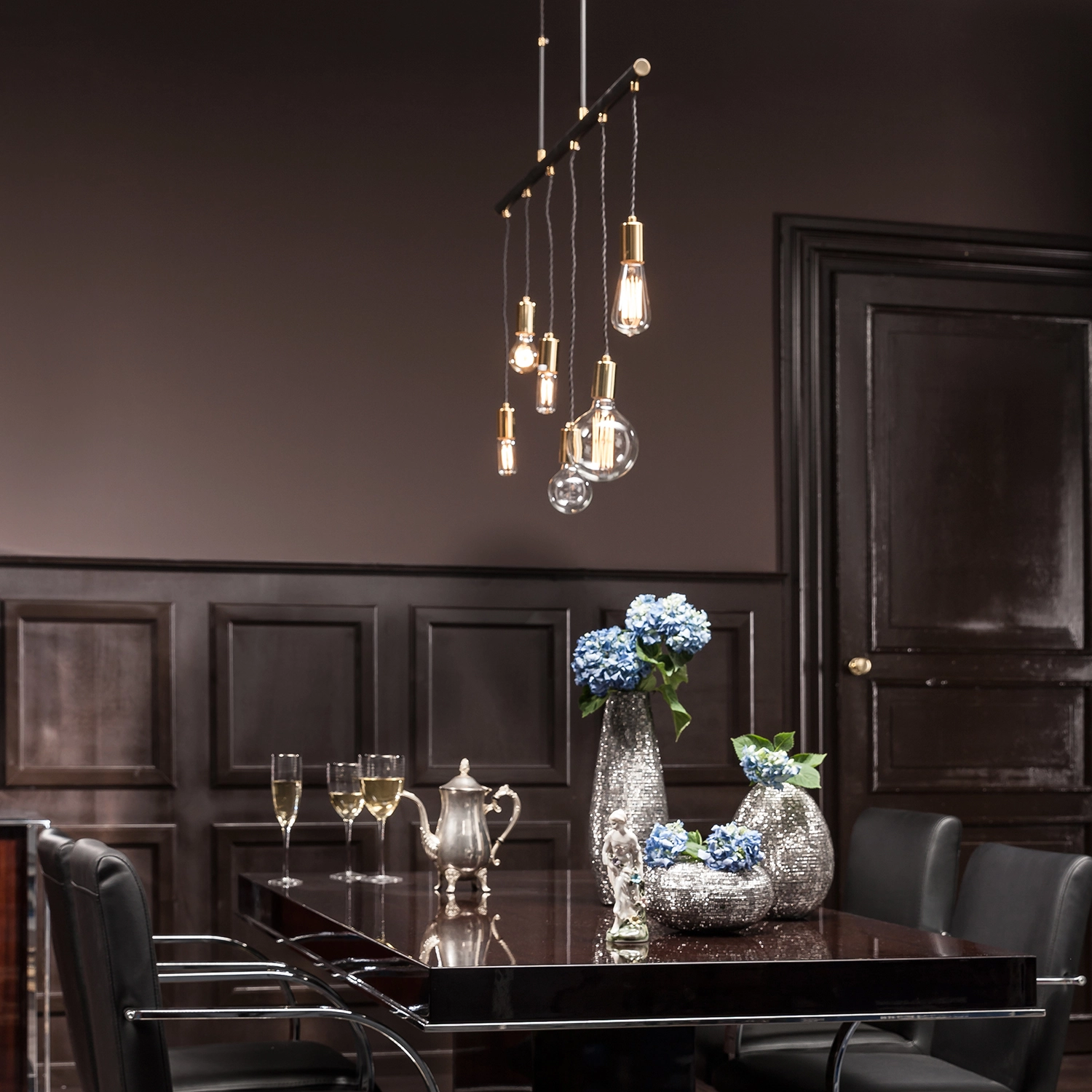 Kare Design Pole Black Six Riippuvalaisin 3 Kare Design Pole Black Six Riippuvalaisin