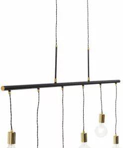 Kare Design Pole Black Six Riippuvalaisin 17 Kare Design Pole Black Six Riippuvalaisin -Huonekalu kauppa lampa wiszaca pole 135x140 cm czarna 2