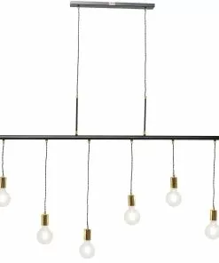 Kare Design Pole Black Six Riippuvalaisin 21 Kare Design Pole Black Six Riippuvalaisin -Huonekalu kauppa lampa wiszaca pole 135x140 cm czarna 6