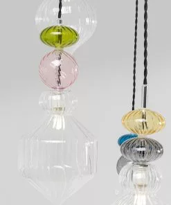 Kare Design Romantic Multi Riippuvalaisin -Huonekalu kauppa lampa wiszaca romantic multi o45x106 cm kolorowa klosze szklane 3