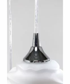 Kare Design Ruffle Riippuvalaisin, Valkoinen Ø 37cm -Huonekalu kauppa lampa wiszaca ruffle 37x120 cm biala 8