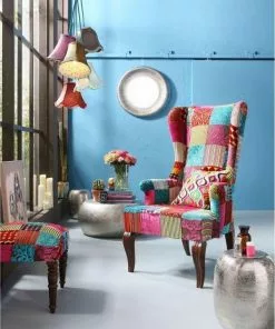 Kare Design Saloon Flowers 5 Riippuvalaisin, Monivärinen -Huonekalu kauppa lampa wiszaca saloon flowers 5l 45x92 cm kolorowa 3