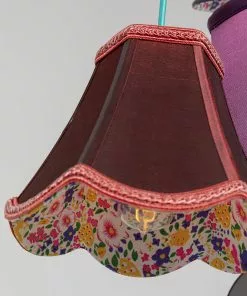 Kare Design Saloon Flowers 9 Riippuvalaisin, Monivärinen -Huonekalu kauppa lampa wiszaca saloon flowers 9l 60x116 cm kolorowa 8