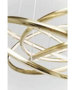 Kare Design Saturn LED Gold Big Riippuvalaisin, Kulta -Huonekalu kauppa lampa wiszaca saturn led 75x120 cm zlota 3