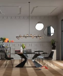 Kare Design Scala Balls Riippuvalaisin Musta 155cm -Huonekalu kauppa lampa wiszaca scala balls 150x140 cm czarna 14