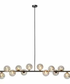 Kare Design Scala Balls Riippuvalaisin Musta 155cm -Huonekalu kauppa lampa wiszaca scala balls 150x140 cm czarna 4
