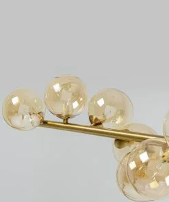 Kare Design Scala Balls Riippuvalaisin Messinki 155cm -Huonekalu kauppa lampa wiszaca scala balls 150x140 cm zlota 4