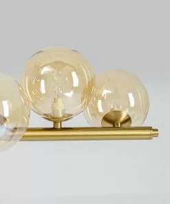 Kare Design Scala Balls Riippuvalaisin Messinki 155cm -Huonekalu kauppa lampa wiszaca scala balls 150x140 cm zlota 6