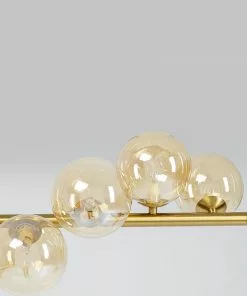 Kare Design Scala Balls Riippuvalaisin Messinki 155cm -Huonekalu kauppa lampa wiszaca scala balls 150x140 cm zlota 7