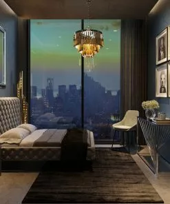 Kare Design Smoky Lounge Round Riippuvalaisin -Huonekalu kauppa lampa wiszaca smoky lounge round 54x42 cm srebrna 10