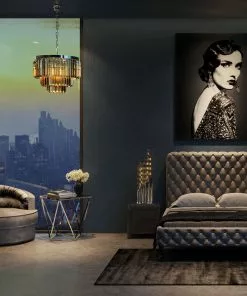 Kare Design Smoky Lounge Round Riippuvalaisin -Huonekalu kauppa lampa wiszaca smoky lounge round 54x42 cm srebrna 11