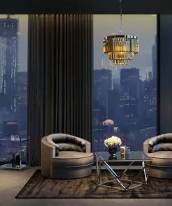 Kare Design Smoky Lounge Round Riippuvalaisin -Huonekalu kauppa lampa wiszaca smoky lounge round 54x42 cm srebrna 12