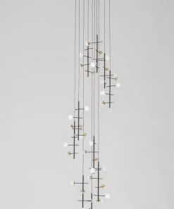 Kare Design Trapez Riippuvalaisin 280cm -Huonekalu kauppa lampa wiszaca trapez 280 cm czarna 2