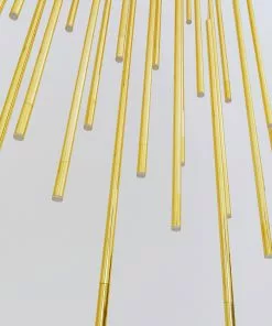 Kare Design Living Vegas Deluxe Riippuvalaisin, Messinki LED -Huonekalu kauppa lampa wiszaca vegas led 154x250 320 cm zlota 6