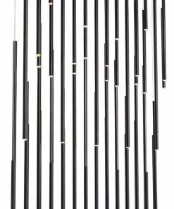 Kare Design Living Vegas Deluxe Riippuvalaisin, Matta Musta, LED -Huonekalu kauppa lampa wiszaca xxl led tuby czarna matowa 154x320 cm 3