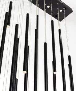 Kare Design Living Vegas Deluxe Riippuvalaisin, Matta Musta, LED -Huonekalu kauppa lampa wiszaca xxl led tuby czarna matowa 154x320 cm 6